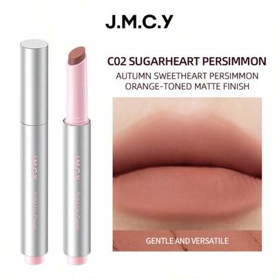 J.M.C.Y 哑光丝绒唇彩，持久不脱妆，不粘腻，适合学生使用