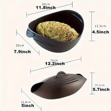 1pc Silicone Bread Maker, Silicone Bread Bowl Loaf Pan For Homemade Baking Bread - Multicolor - View 10