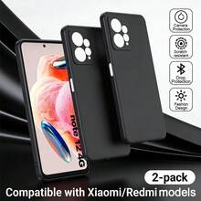 Ốp lưng điện thoại màu đen tương thích với Xiao M.I/ - Ốp lưng TPU có bề mặt mềm mại, là phụ kiện điện thoại, chống sốc và chống bám vân tay, chất lượng cao, thiết kế đơn giản và thời trang, chống sốc, chống trầy xước, chống nước, dễ lắp đặt, phù hợp với Xiao M.I 15T PRO 5G - màu đen - Xem 43