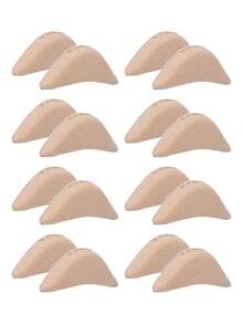 10/8/6/4/2 双装男女通用鞋头垫 - 泡沫鞋头填充物，适用于鞋子过大的情况，舒适贴合，泡沫鞋头填充物，鞋头垫，黑色和米色 - 彩色 - 查看 18