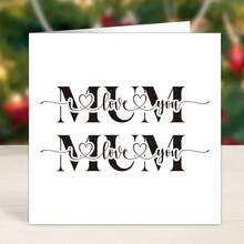 1pc Funny Mother's Day Greeting Card With Envelope, Heartfelt Mother's Day Card For Mum, Birthday Card, Thank You Card, Birthday & Mother's Day Gift From Daughter & Son - A - View 3