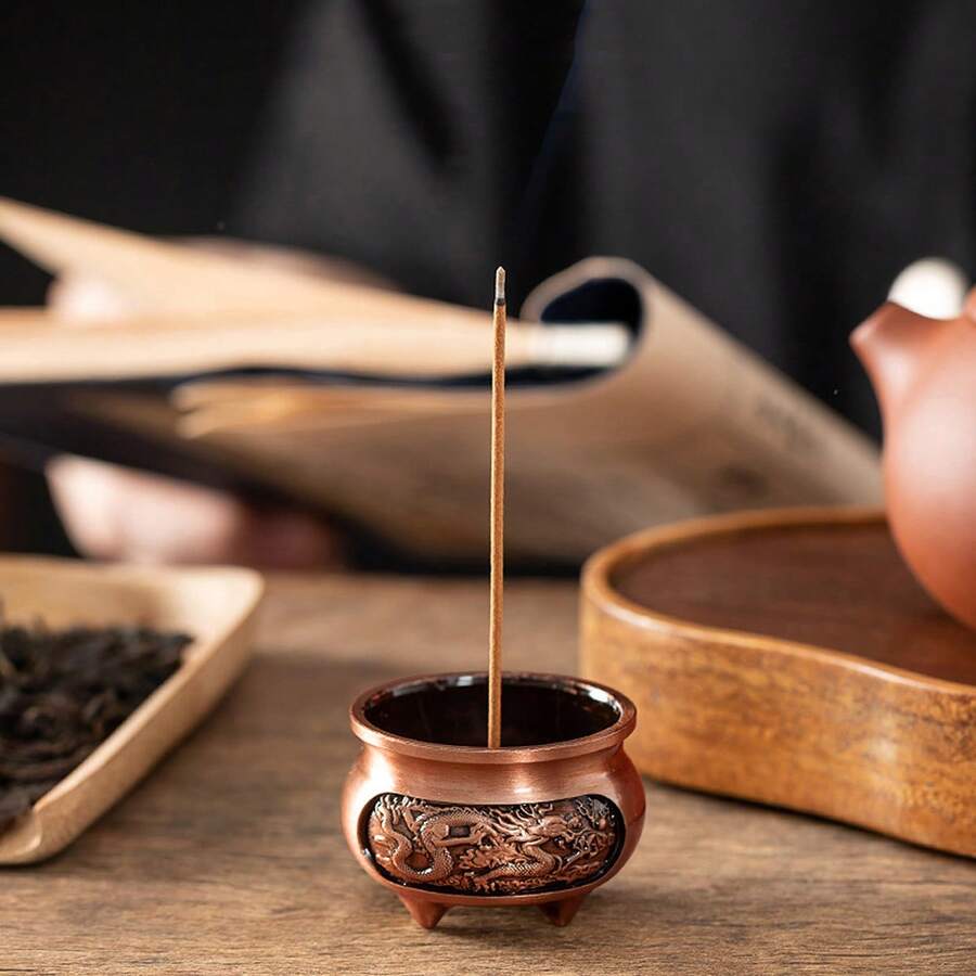 Alloy Mini Incense Burner, Copper Incense Holder, Xuande Incense Burner, Stick Incense Holder, Home Sandalwood Burner, Premium Copper Burner - Mini Incense Burner - View 1
