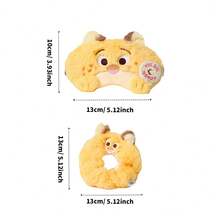 Miniso Disney Zootopia Series Judy/Clawhauser/Nick 3D Eye Mask & Hair Tie Set, 3D Facial Feature Design, Light Blocking For Sleep, Hair Styling & Girl-Style Gift(1 PC) - Multicolor - View 11