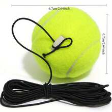 Professional Tennis Training Partner Rebound Practice Ball With 4m Elastic Rope - As the Picture0 - View 7
