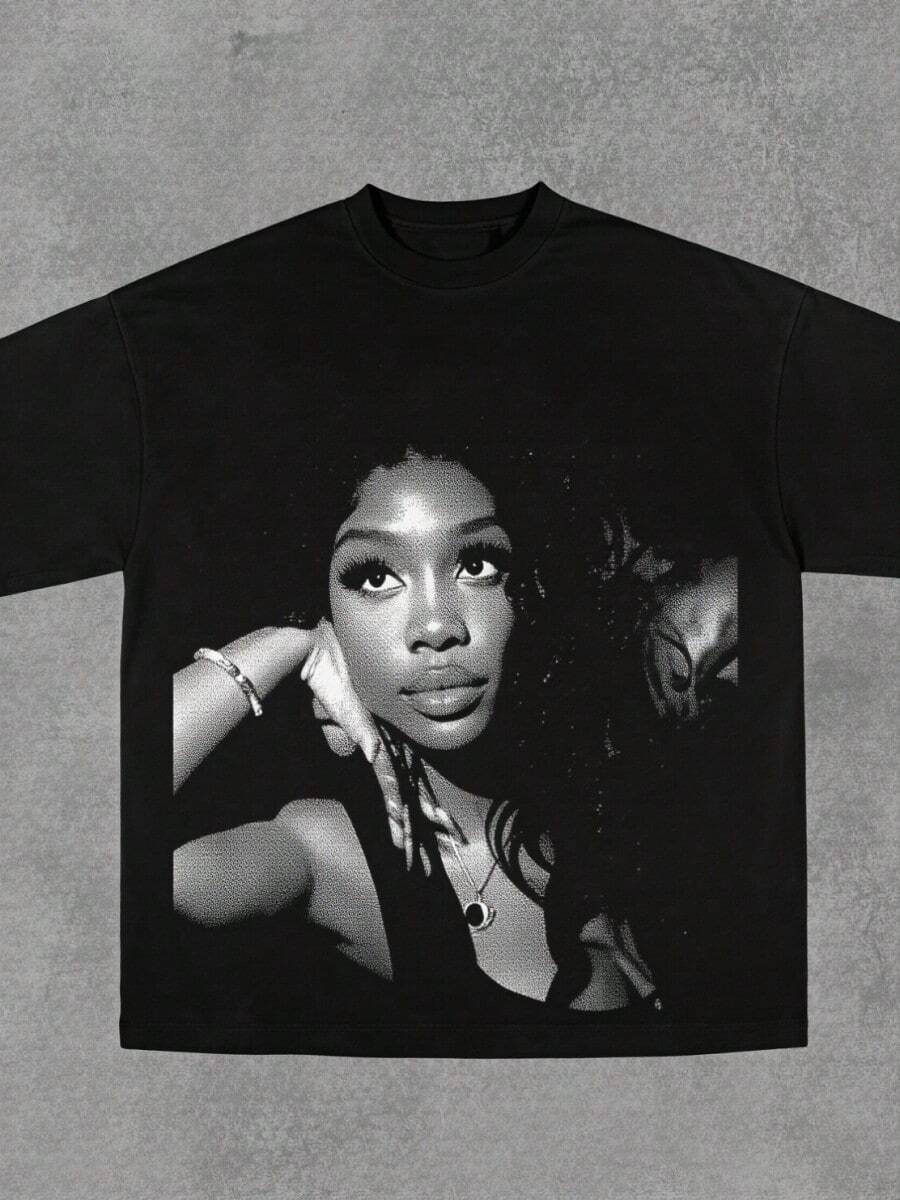 Camiseta De Verano Con Cuello Redondo Para Mujer, Divertida, De Bingo Y Reina Del Juego 18 - 黑色 - 查看 1