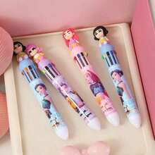 10色韩流风格可爱卡通巫师圆珠笔，0.7毫米笔尖，书写流畅，高品质耐用，学生绘画用品，情人节、新年、复活节、感恩节的完美礼物 - 套裝 - 查看 5