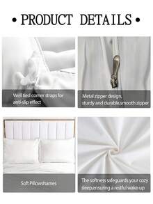 3件套豹纹蝴蝶结印花被套套装（1个被套+2个枕套，不含被芯），采用性感迷人的豹纹印花设计，柔软亲肤，舒缓视觉疲劳，四季皆宜，拉链封口，适用于酒店、卧室、客房和宿舍的床上用品装饰，低过敏性，易于打理，时尚轻盈，透气性好，低过敏性，易于护理，简约现代风格。 - 黑色 - 查看 6