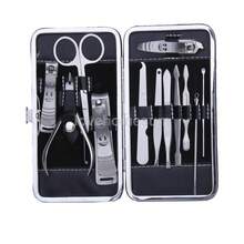 OISE ART STORE Kit Professionale Manicure Pedicure Unghie Set 12 Pezzi Idea Regalo Estetista - - Multicolore - Visualizzare 1
