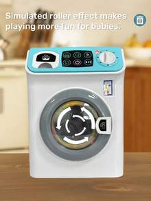 Kids Toy Washing Machine, Pretend Play Toy With Lights And Sounds, Simulating Washing Process, Household Appliance Toy, Role Play Game, Educational Toy For Boys And Girls, Holiday Birthday Gift, Mini Realistic Home Appliance Toy, Baby Toy, Girls Toy, Children's Game, Toddler Toy - Washing Machine - View 10