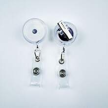 别致的亚克力徽章夹 - 耐用的亚克力夹，适用于护士、医生和医学生 - 有趣的办公用品 - 無色 - 查看 6