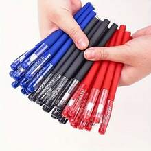 Bộ 12/24 bút bi gel 0.5mm, bút bi mực cao cấp GP380, viết trơn tru và liên tục, thích hợp cho học sinh, văn phòng phẩm, đồ dùng học tập, mùa tựu trường. - Màu xanh dương, 12 cái - Xem 2