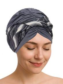 1pc Fashion Street Style Headscarf Hat Printed Headband Pullover Hat Floral Headscarf Hat - Color - View 11