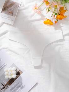 7 chiếc/gói quần lót dây cotton không đường may dành cho nữ, gợi cảm, thoáng khí, cạp thấp, phù hợp cho thể thao và tập luyện. - Nhiều màu - Xem 11