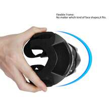 4-FQ Motocross Brille, Crossbrille, Hochwertige Motorradbrillen, ATV Dirt Bike Off Road Racing MX-Fahrbrille, Anti Fog UV Schutzbrille mit Double Lens Schaumstoffpolsterung (Schwarz)-5265 - Schwarz2 - Übersicht 4