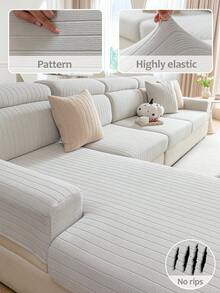 Large Straight Grain - Light Gray