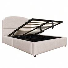 Bed Bases & Foundations - Beige + Upholstered + 140cm*200cm - View 8