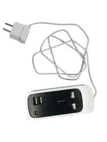 Power Strip, Outlet Extender, Power Strip 3 In 1 Socket, Portable Socket, 2 USB And 1 Socket, 110V, 750W, For Office, Bedside, Travel - 查看 8