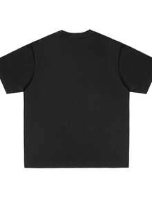Double-Sided Vonn Dutch Printing  Men's Short-Sleeve T-Shirt100% Cotton Fabric Soft & Skin-Friendly Unisex Style Gifts For Spring Festival. - màu đen - Xem 2