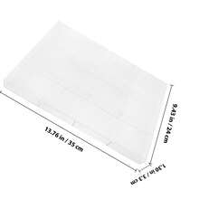 亚克力首饰收纳托盘，12格设计，首饰整理展示盒，适用于梳妆台，可收纳戒指、项链、耳环等首饰 - 無色 - 查看 2