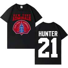 Heated Rivalry Scott Hunter 21 New York Admirals Tren-Dy T Shirt Mens Womens Casual Tshirt Cozy Aesth - 黑色1 - 查看 1
