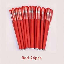 Bộ 12/24 bút bi gel 0.5mm, bút bi mực cao cấp GP380, viết trơn tru và liên tục, thích hợp cho học sinh, văn phòng phẩm, đồ dùng học tập, mùa tựu trường. - Màu xanh dương, 12 cái - Xem 12