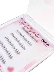 36 Clusters Dual-Style Self-Adhesive Fire Tip Lower Lashes – Natural Eye Look, Ideal For Daily, Work & Festive Occasions - C - View 6