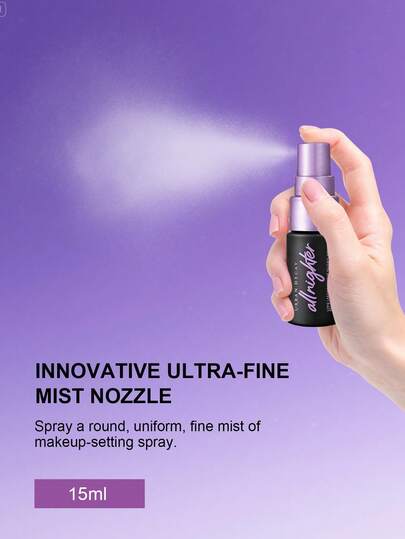 Urban Decay Long-Lasting Setting Spray, Lightweight Hydrating Setting Spray, Travel Size 15mL / 0.51oz