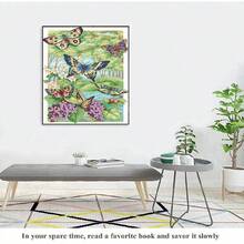 SNA 2026 New Style Cross Stitch Embroidery Kit Butterfly Flower Bushes Cross-Stitch Full Printed Embroidery Sets Diy Handicraft Needlework Diy Kit Crafts Embroidered Embroidery Kit Cross Stitch Kits Crochet Kit Punch Needle Kit Sewing Accessories Sewing Kit Embroidery Thread Craft Kit Stitch Stuff Sewing Patterns Crochet Craft Supplies Embroidery Kit Beginners Sewing Pattern - Need to Embroider By Yourself, No Frame - View 6