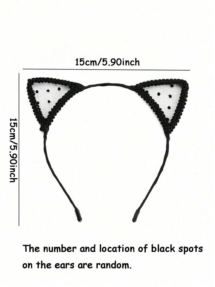 1pc Soft Plush Faux Fur Sheep Ear Headband, Suitable For Party And Washing Face, Feather-Free Solid Color Headpiece, Fluffy Sheep Ear Headband, Cute & Soft Girls Hair Clip, Autumn/Winter Hair Accessory - Multicolor - View 15