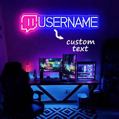 Individuell gestaltbares Neonlicht-Schild, USB dimmbare Neonlicht-Anzeige, Wanddekoration, Weihnachten, Hochzeit, Geburtstag, Valentinstag Geschenk, personalisiertes Neonlicht-Schild, LED Neon Namensschild geeignet für Weihnachten, Schlafzimmer, Party, gewerbliche Räume
