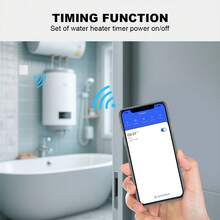 1PC/2PCS Zigbee Smart Wall Power Switch 40A 8000W Water Heater Touch Switch, Tempered Glass Panel, App Remote Control, Voice Control, Timer Countdown, Group Sharing, Backlight Indicator For Bathroom Kitchen Smart Home, ZigBee Gateway Required - Multicolor - View 2