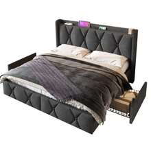 Bed Frames - Grey - View 4