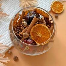 1 Set Of 5/10/15/20/25/30pcs Candles, Dried Flowers, Dried Fruit Slices, Pine Cones, Cinnamon Sticks - Suitable For Crafts, DIY, Aromatherapy, Candle Making, Soap Making, Home Decor, Parties, Festivals, Living Room, Bedroom, Office, Cafe - Candle Dried Flowers (1 Piece) - View 5