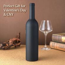 3/5 Pcs Elegant Design Wine Opener, Bottle Stopper, Pourer Gift Set, Luxury Wine Accessories Gift Box For Valentine's Day, Chinese New Year, Birthday, Wedding, Anniversary, Housewarming - Multicolor - View 2
