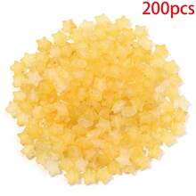 200pcs/Pack Acrylic Translucent Gold-Plated Pentagram Beads - Shiny Smooth Matte Surface Transparent Star Shaped Beads, Suitable For Handmade Crafts, DIY Bracelets, Necklaces, Earrings, Jewelry, New Year Gift Making Materials - Multicolor - View 21