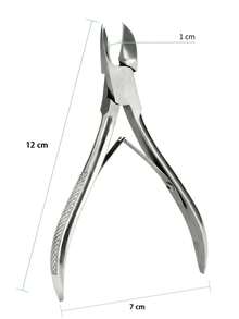 适用于厚指甲的重型脚趾甲钳 - 420不锈钢宽口花形手柄指甲钳，适合老年人、男士使用，可用于修剪嵌甲和卸除亚克力指甲。 - 彩色 - 查看 3