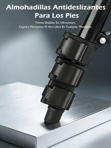 Trípode portátil multifuncional  + soporte para teléfono + bolso de transporte, adecuado para cámara/teléfono inteligente/GoPro - 2 piezas - Ver 5