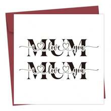 1pc Funny Mother's Day Greeting Card With Envelope, Heartfelt Mother's Day Card For Mum, Birthday Card, Thank You Card, Birthday & Mother's Day Gift From Daughter & Son - A - View 7