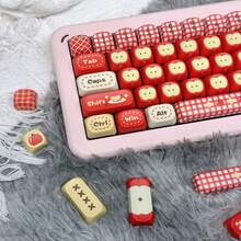 FKKeys Apple Keycaps Cute Cartoon Mechanical Keyboard Keycaps, Dye-Sublimated PBT Material - Apple Town Theme - View 7