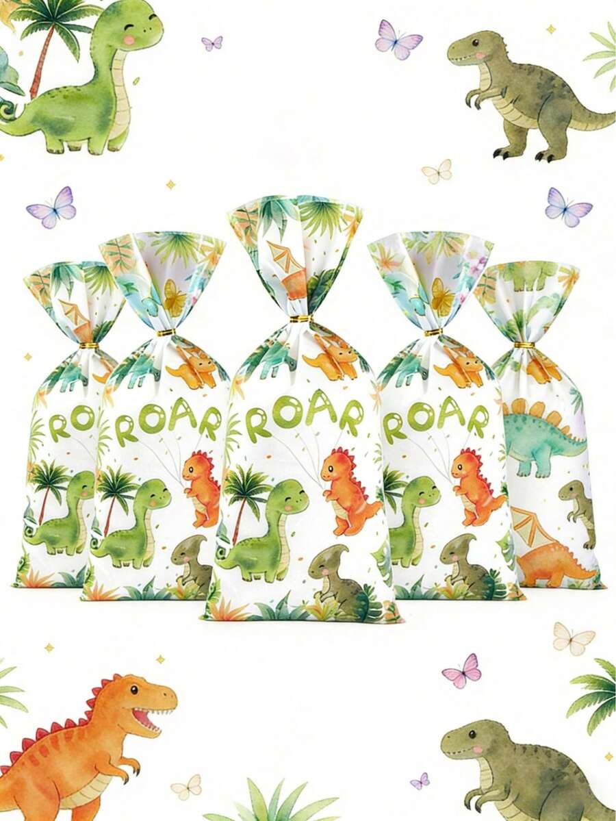 25/50/100 chiếc Túi Quà Khủng Long, Đồ Dùng Đóng Gói Quà Sinh Nhật Chủ Đề Khủng Long, Túi Quà Tặng, Bao Bì Quà, Bao Bì Nhà Bếp, Quà Tặng Tiệc, Quà Tặng Tiệc, Đồ Nhồi Quà Tiệc, Túi Kẹo, Túi Quà, Túi Sinh Nhật, Túi Mua Sắm, Túi Cưới, Đồ Dùng Tiệc Sinh Nhật, Trang Trí Sinh Nhật, Trang Trí Quà Tặng, Trang Trí Khủng Long