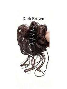 优雅发髻造型套装，时尚蓬松发垫，延长发髻长度，轻松夹起蓬松发髻，适合长发女士，包含假发发圈和发夹 - 瞬间增加发髻蓬松度，适合秋冬季节，完美搭配女士度假装扮，夏季发爪，沙滩发夹，度假发夹 - 彩色 - 查看 12