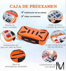 255 Piezas Kit De Accesorios De Anzuelos Pesca Señuelo Caja,anzuelos, Derivas De Peces, Plomadas, Alfileres, Alicates Lua, Cuentas,zurevalo - Gris - Ver 4