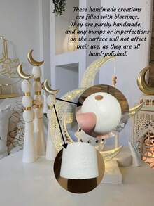 1/2/3pcs Set, Ramadan Decoration Set, Middle Eastern Style Architecture Decor, Star & Moon Ornaments For Living Room/Tabletop, Eid Al-Adha/Eid Al-Fitr Supplies, Muharram/Ramadan Items - Multicolor - View 12