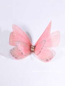 20/50片装 5厘米 3D立体蝴蝶贴纸，梦幻花束装饰贴片，适用于服装、DIY发带、美甲装饰 - 彩色 - 查看 20