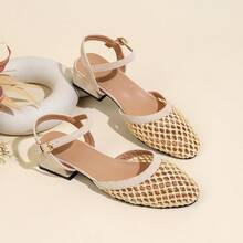 Malaysia Trending One-Buckle Sandals, Versatile For Commute And Vacation - Apricot - View 4