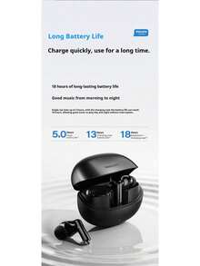 Philips' new TAT1120 true wireless Bluetooth headset semi-in-ear noise canceling high sound quality sports game long battery life for boys and girls couples - 均碼 - 查看 5