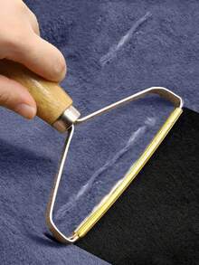 1 pièce Épilateur manuel minimaliste double face unisexe, lame en acier inoxydable corps en ABS, retrait de peluches doux et efficace sans dommage, accessoire essentiel pour l'entretien des vêtements, pour les pulls, tricots, canapés, tapis, poils d'animaux de compagnie, à la maison et en voyage, cadeau idéal pour la Saint-Valentin, la Fête des Mères, la Fête des Pères, la remise des diplômes, le pendaison de crémaillère - A - Voir 7