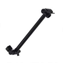 1pc Adjustable 304 Stainless Steel Shower Head Holder - 11 Inch Extendable Arm With Serrated Extension Rod, Suitable For Kitchen And Bathroom - A - View 10