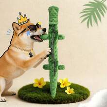 Đồ chơi chó cỡ lớn có tiếng kêu, đồ chơi tương tác cho chó con với giấy nhăn, đồ chơi kéo co cho chó, đồ chơi nhai bằng vải nhung phù hợp cho các giống chó nhỏ, trung bình và lớn. - màu xanh lá - Xem 6