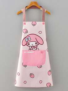 SANRIO 粉色和黄色PVC厨房围裙，带口袋，表面光滑，防滑设计，适合居家烹饪。厨房围裙 | 可爱设计 | 带储物口袋，厨房用品，厨房配件。 - 彩色 - 查看 10